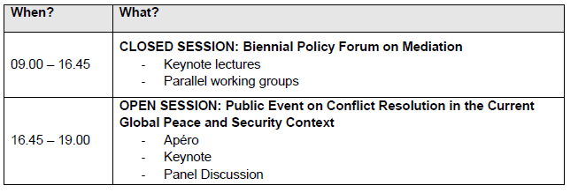 Schedule Policy Forum 2024